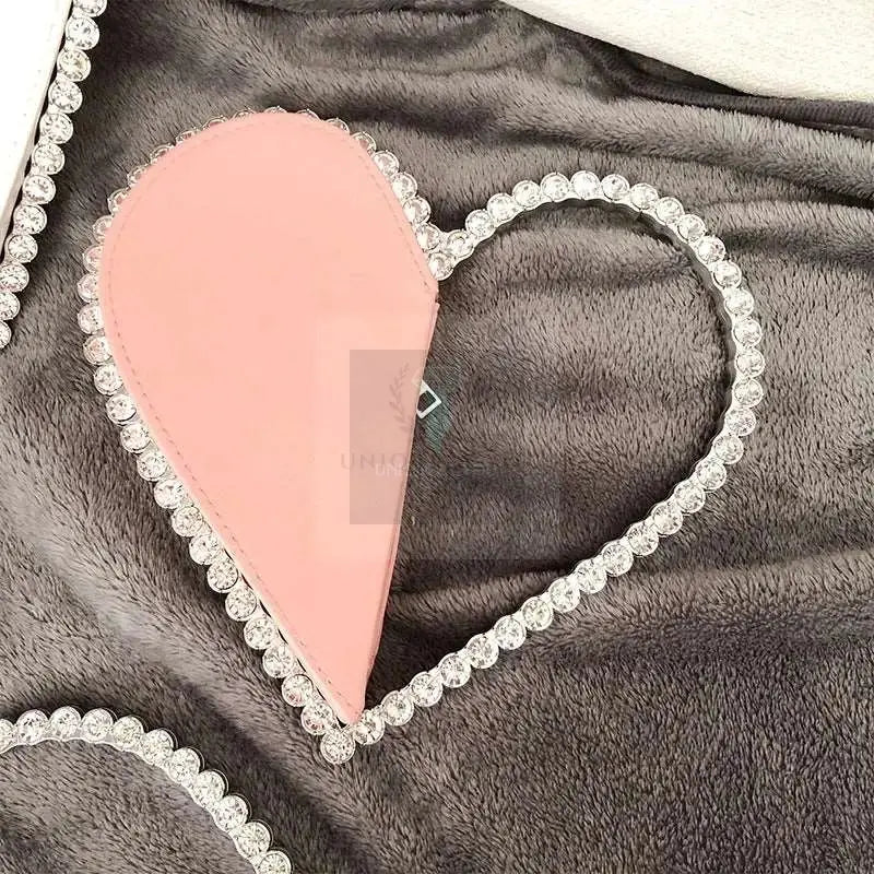 Acrylic Crystal Heart Clutch - Uniquely You Online