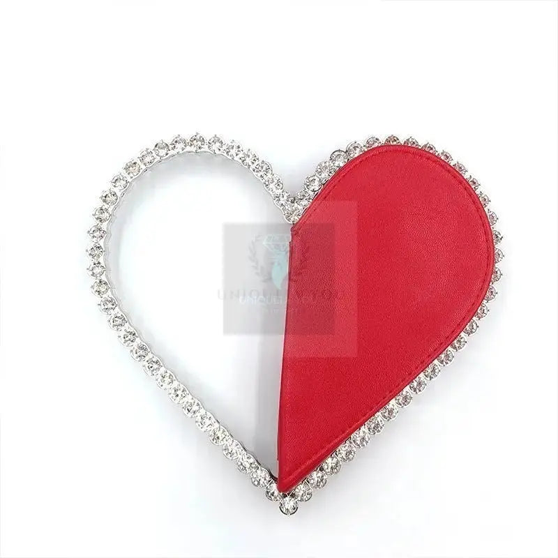 Acrylic Crystal Heart Clutch - Uniquely You Online