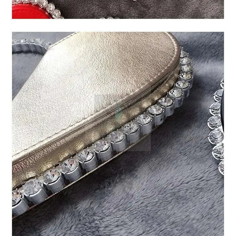 Acrylic Crystal Heart Clutch - Uniquely You Online