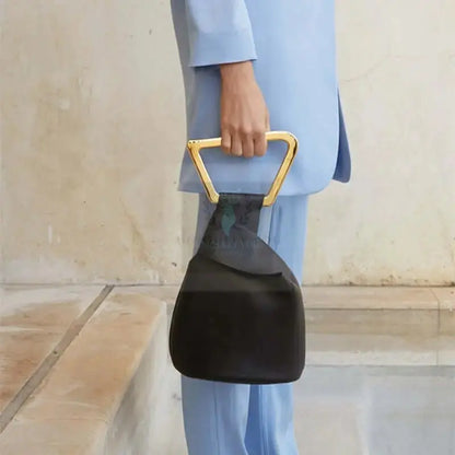 Acrylic Handle Irregular Mini Bucket Bag - Uniquely You Online