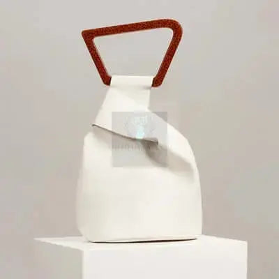 Acrylic Handle Irregular Mini Bucket Bag - Uniquely You Online