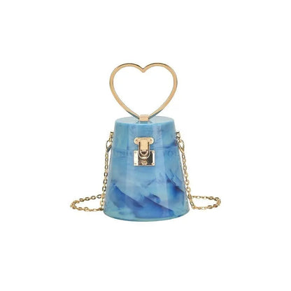 Acrylic Heart Canister Crossbody - Uniquely You Online