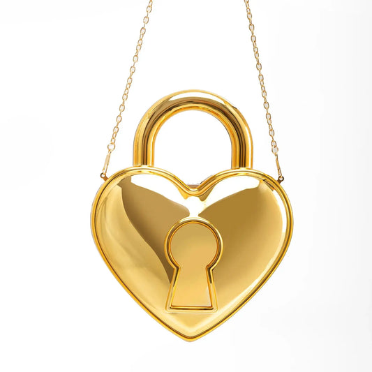 Acrylic Heart Key Clutch