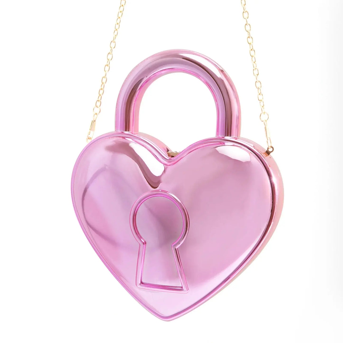 Acrylic Heart Key Clutch - Uniquely You Online