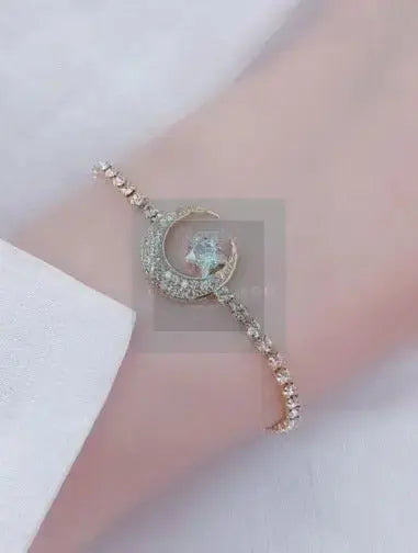 Adjustable Moon Star Bracelet - Uniquely You Online