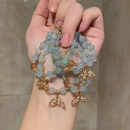 Aquamarine Gemstone Bracelet - Uniquely You Online