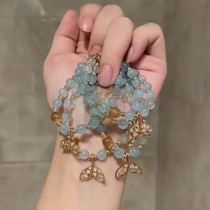 Aquamarine Gemstone Bracelet - Uniquely You Online