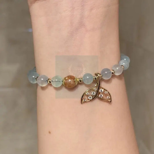 Aquamarine Gemstone Bracelet - Uniquely You Online