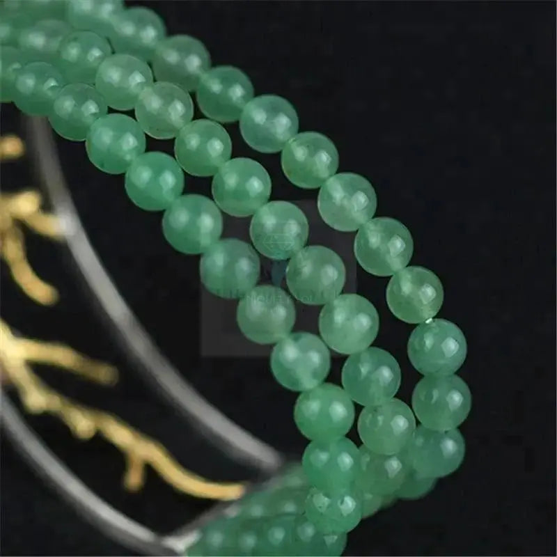 Aventurine Flower Bead Bracelet - Uniquely You Online