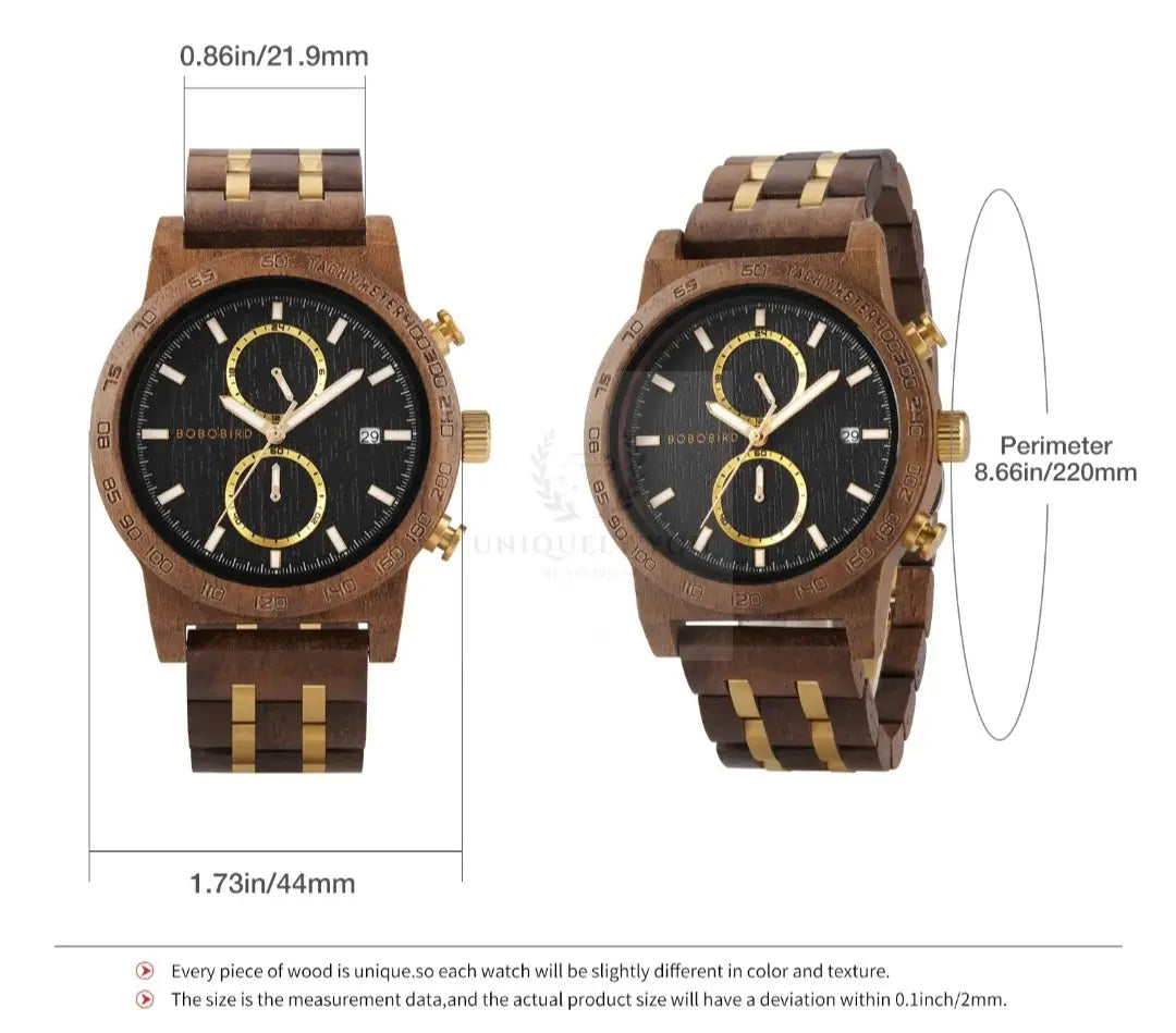 BOBO BIRD GT160 Chronograph Watch  Uniquely You Online