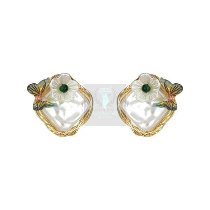 Baroque Pearl Butterfly Earrings - Uniquely You Online