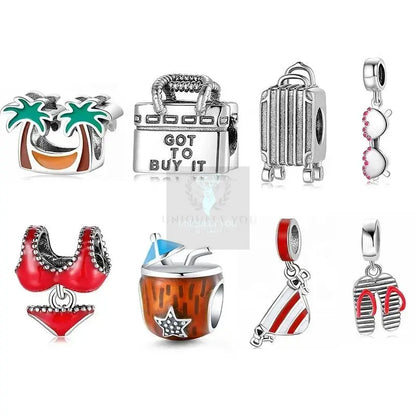 Beach Travel Charms - Uniquely You Online