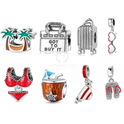 Beach Travel Charms - Uniquely You Online