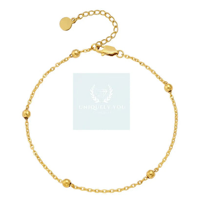 Beaded Cable Anklet - Uniquely You Online