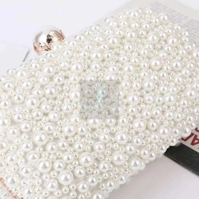 Beaded Pearl Clutch - Uniquely You Online