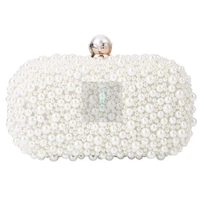 Beaded Pearl Clutch - Uniquely You Online