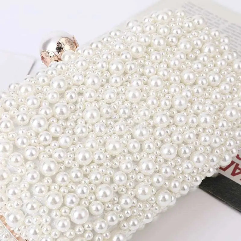 Beaded Pearl Clutch - Uniquely You Online