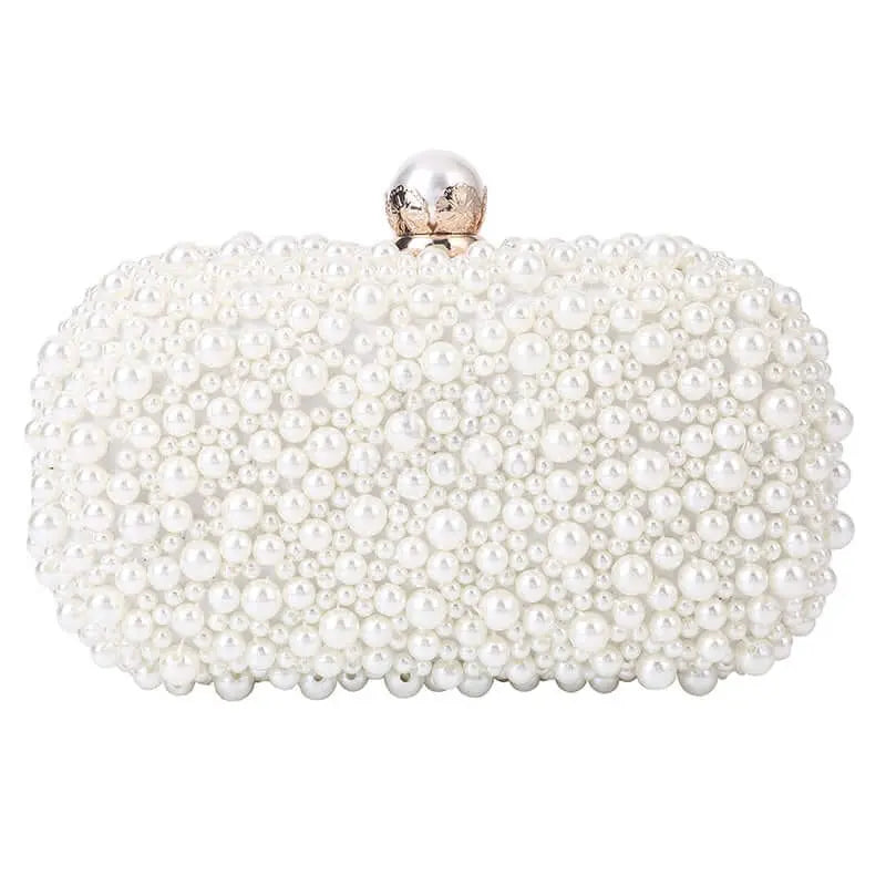 Beaded Pearl Clutch - Uniquely You Online