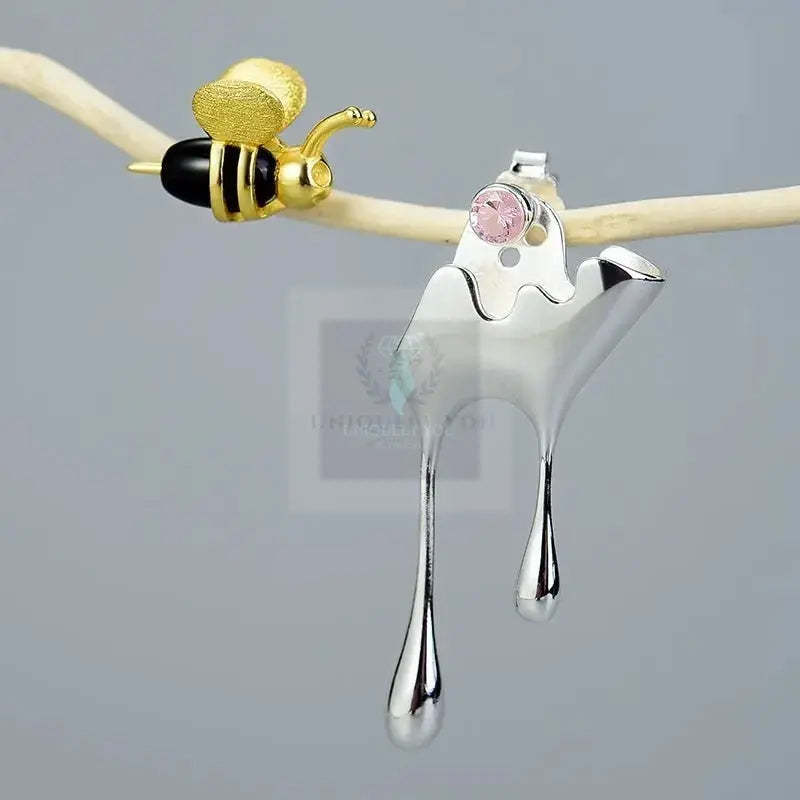 Bee and Honey Drip Earrings - Uniquely You Online