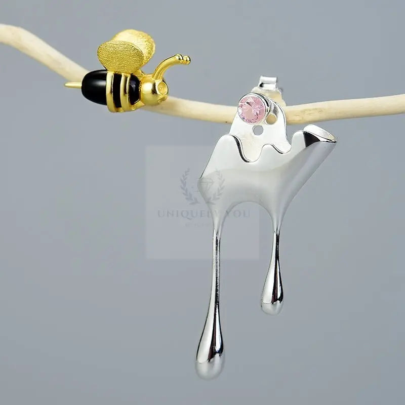 Bee and Honey Drip Earrings - Uniquely You Online