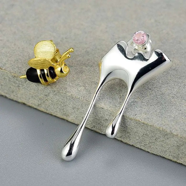 Bee and Honey Drip Earrings - Uniquely You Online