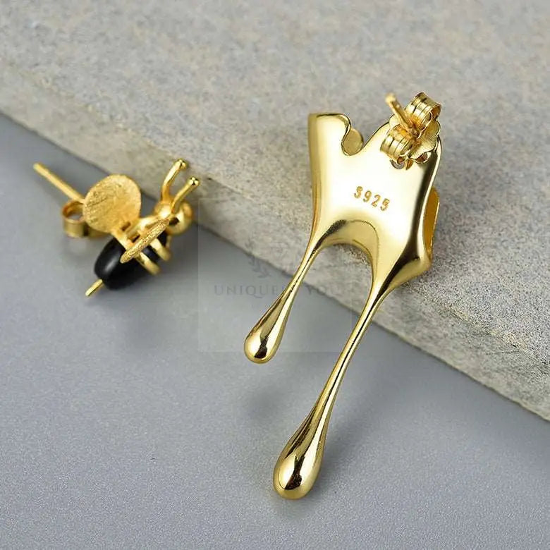 Bee and Honey Drip Earrings - Uniquely You Online