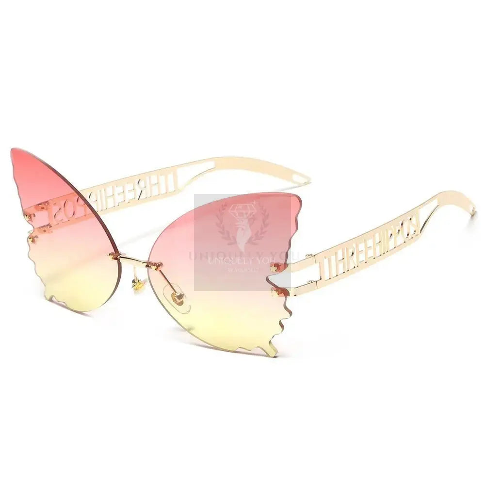 Big Butterfly Sunglasses - Uniquely You Online