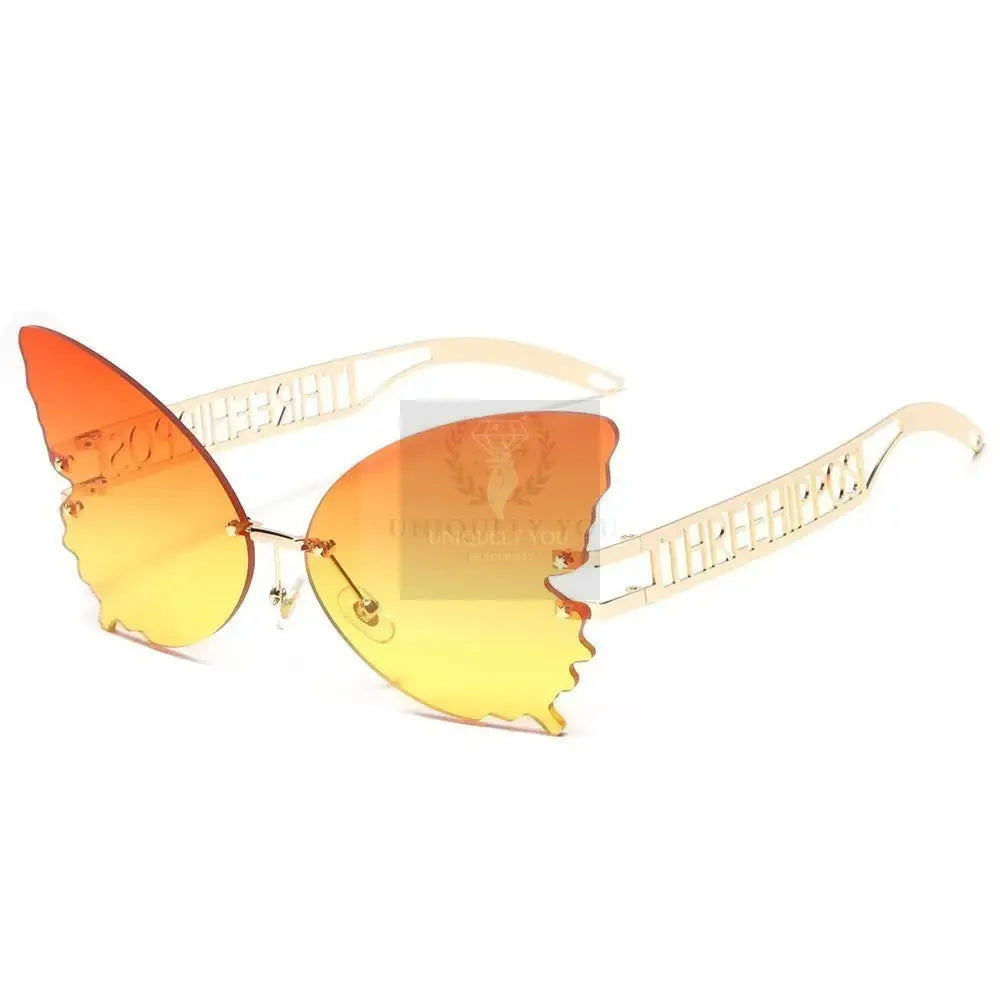 Big Butterfly Sunglasses - Uniquely You Online