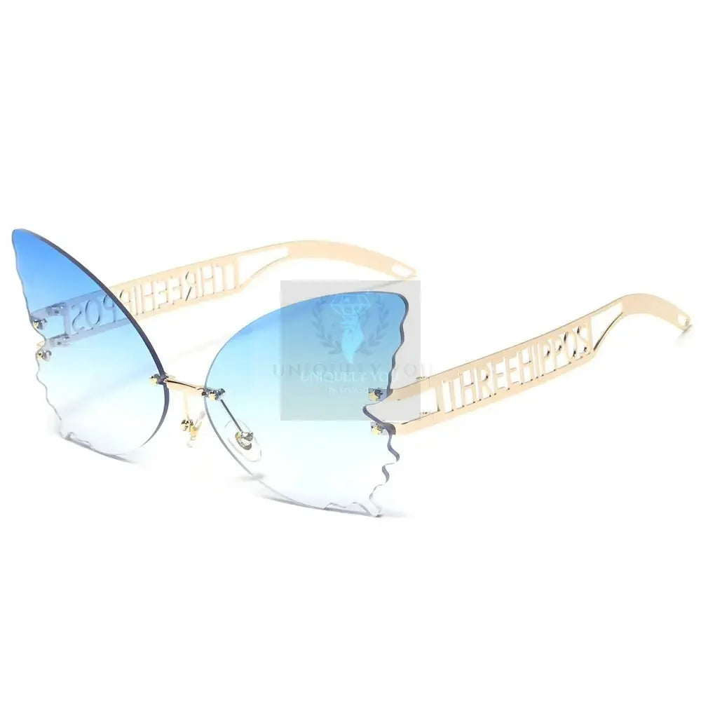 Big Butterfly Sunglasses - Uniquely You Online