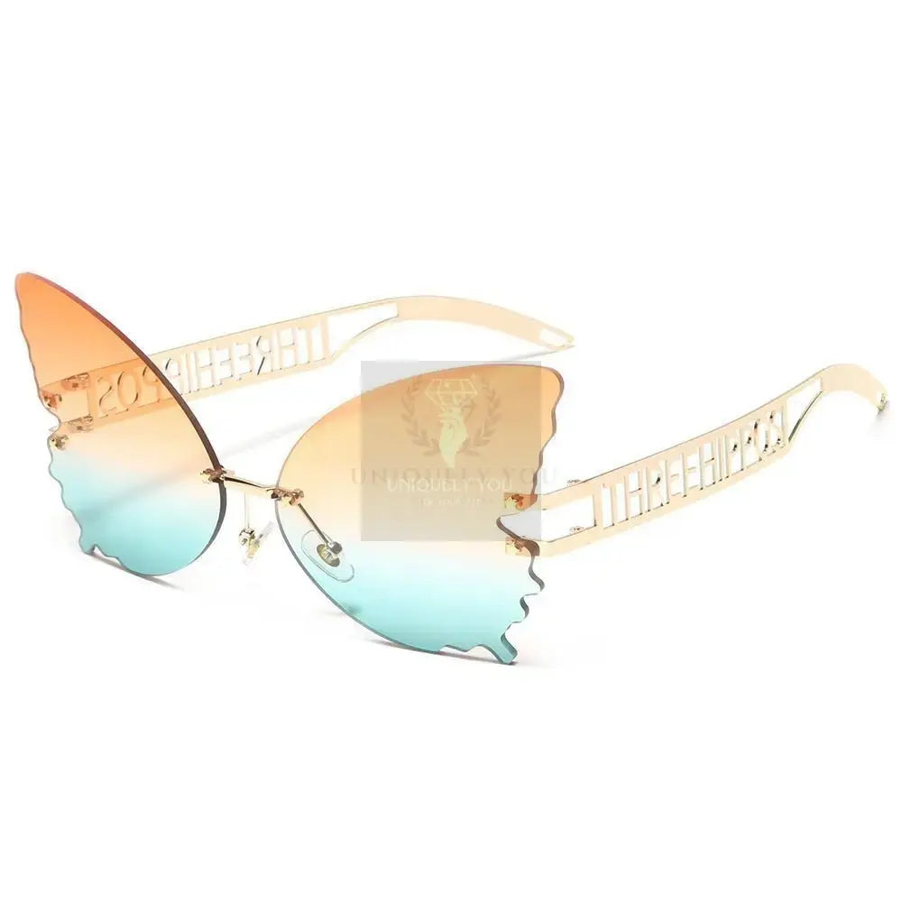 Big Butterfly Sunglasses - Uniquely You Online