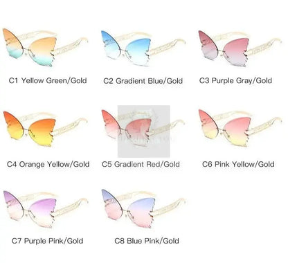 Big Butterfly Sunglasses - Uniquely You Online