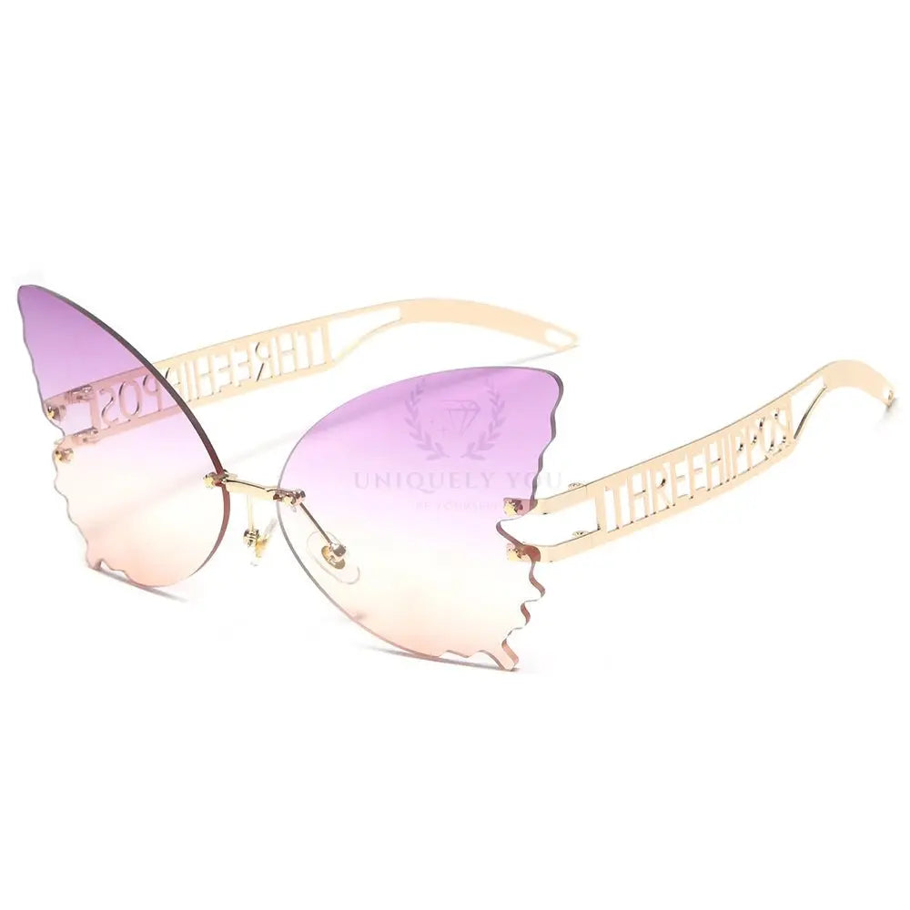 Big Butterfly Sunglasses - Uniquely You Online