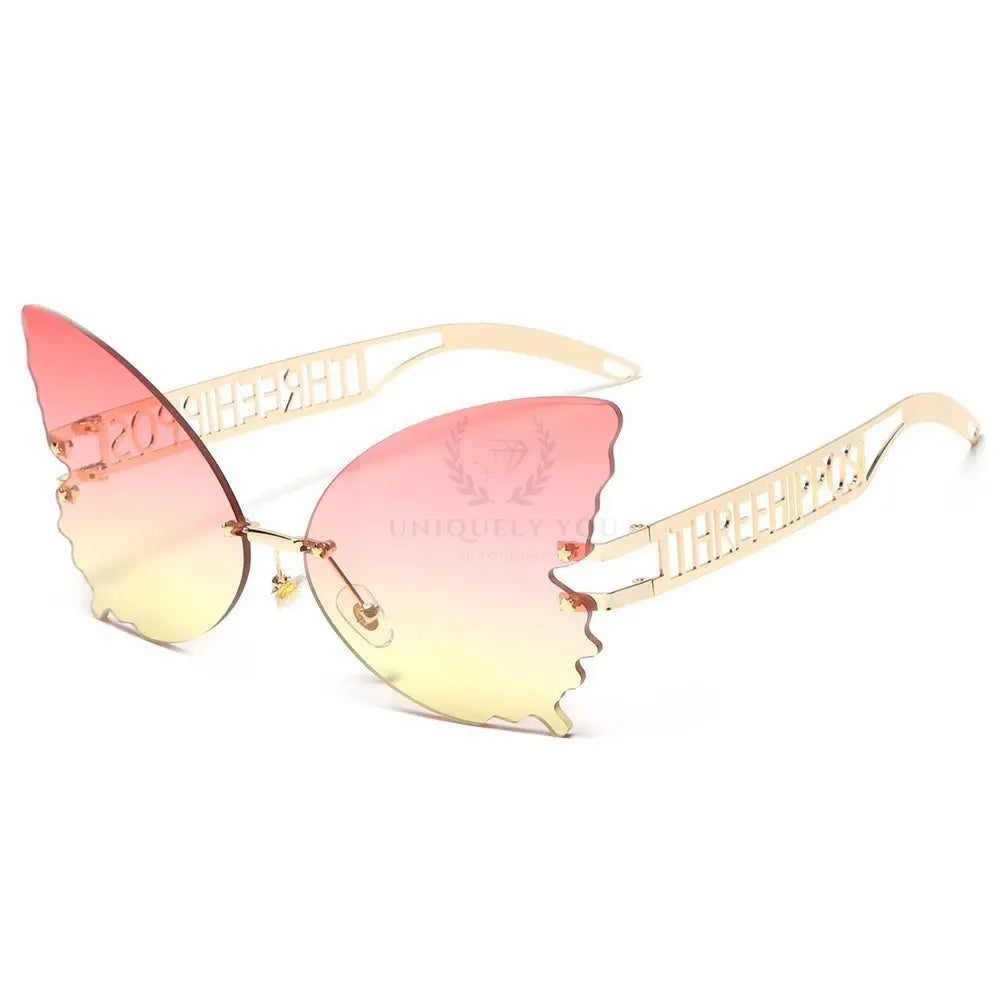 Big Butterfly Sunglasses - Uniquely You Online