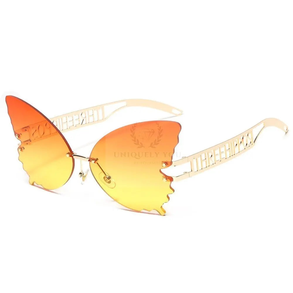 Big Butterfly Sunglasses - Uniquely You Online