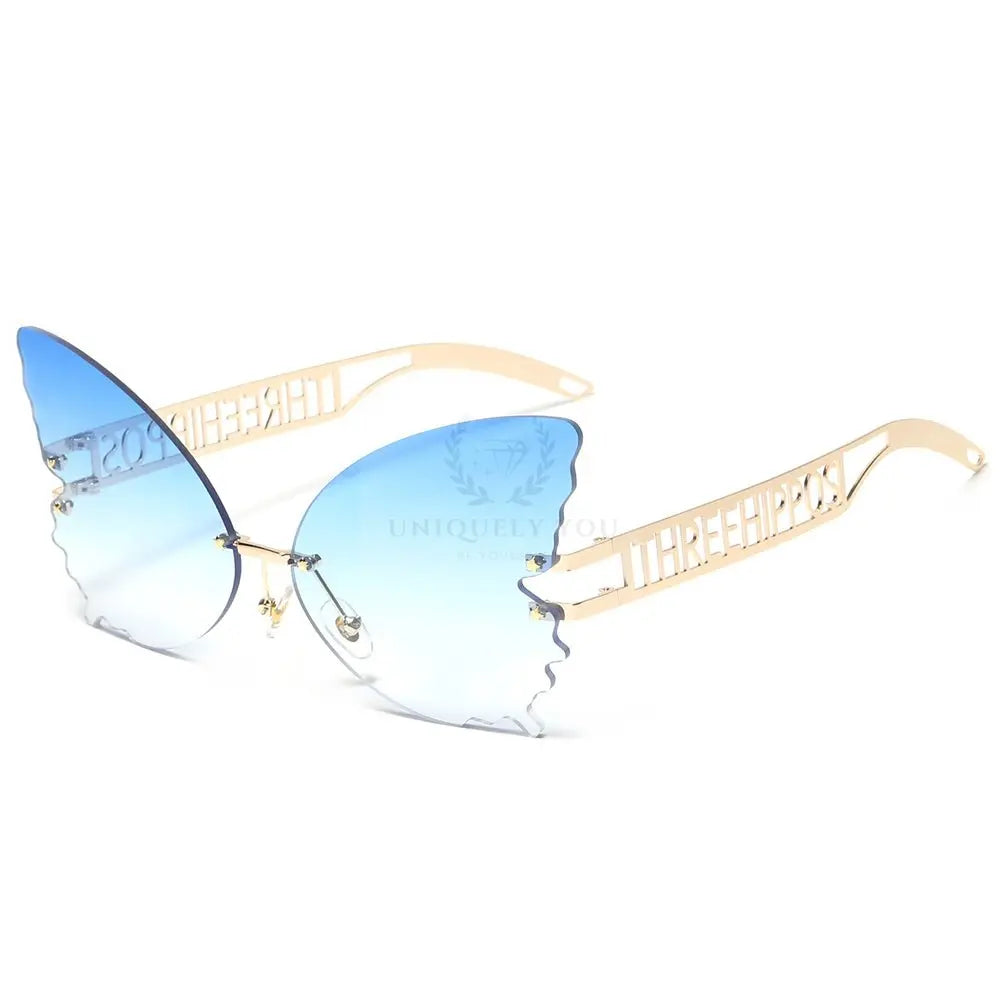 Big Butterfly Sunglasses - Uniquely You Online