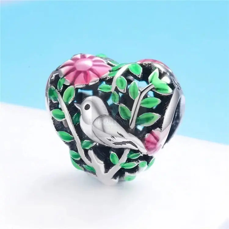 Bird In The Woods Charm - Uniquely You Online