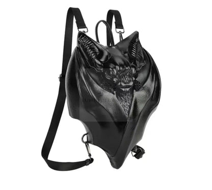 Black Bat Wrap Backpack  Uniquely You Online