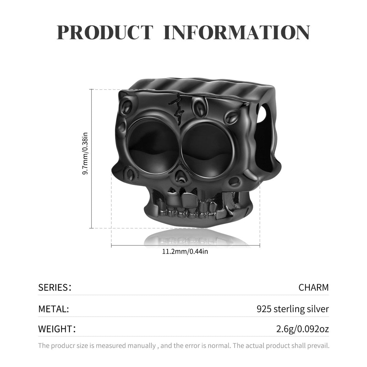 Black Skull Charms - Uniquely You Online