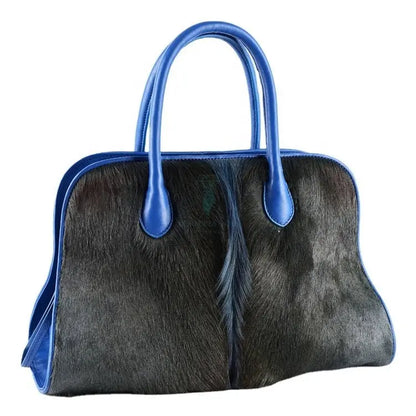 Blue Shock Fur Bag - Uniquely You Online