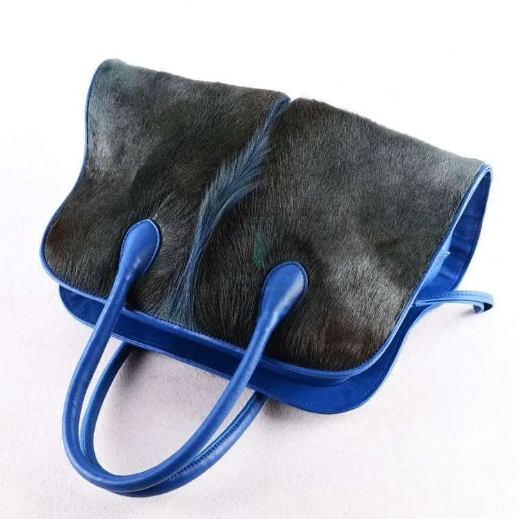 Blue Shock Fur Bag - Uniquely You Online