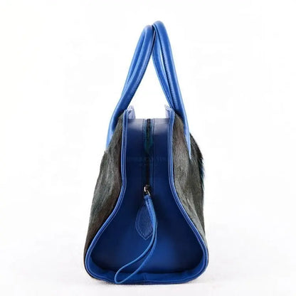 Blue Shock Fur Bag - Uniquely You Online