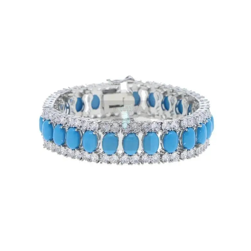 Bohemian Lucky Turquoise Tennis Bracelet - Uniquely You Online