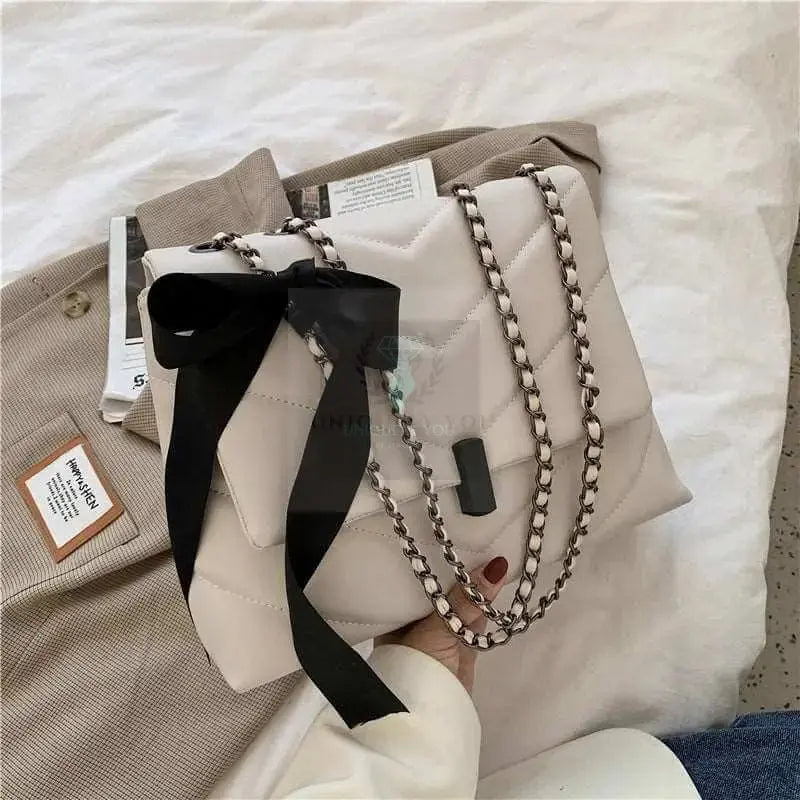 Bow and Chain Handbag - Uniquely You Online