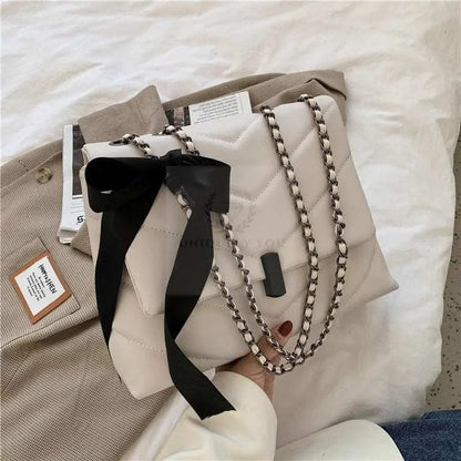 Bow and Chain Handbag - Uniquely You Online