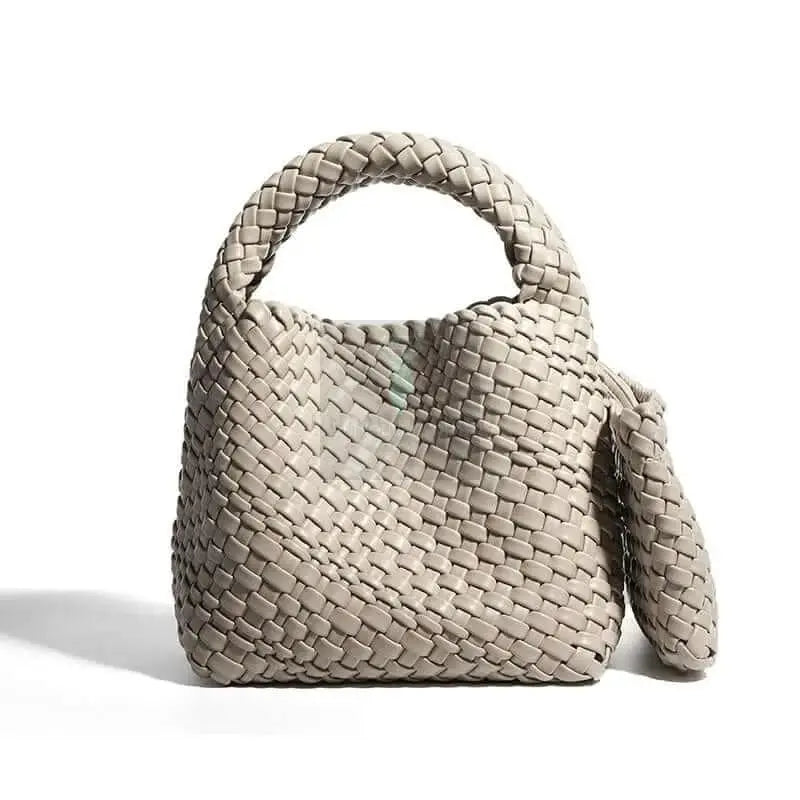 Braided Bucket Handbag - Uniquely You Online