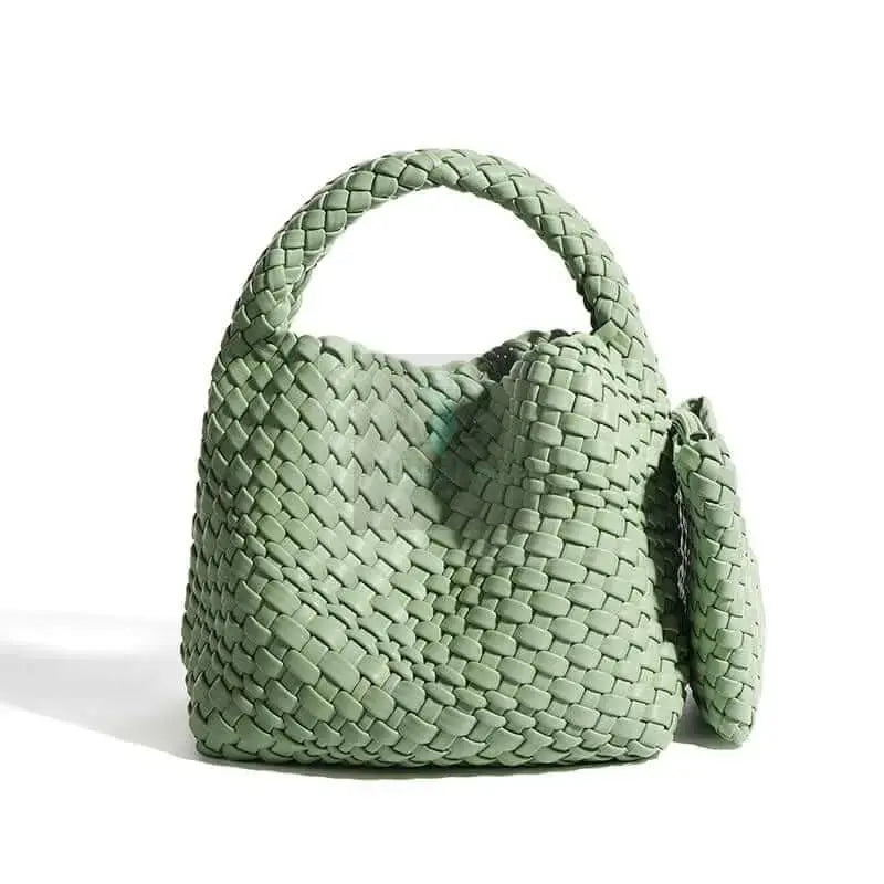 Braided Bucket Handbag - Uniquely You Online