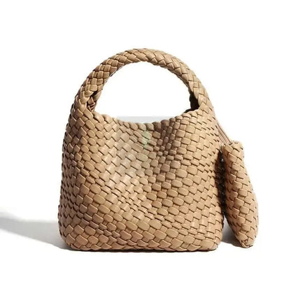 Braided Bucket Handbag - Uniquely You Online