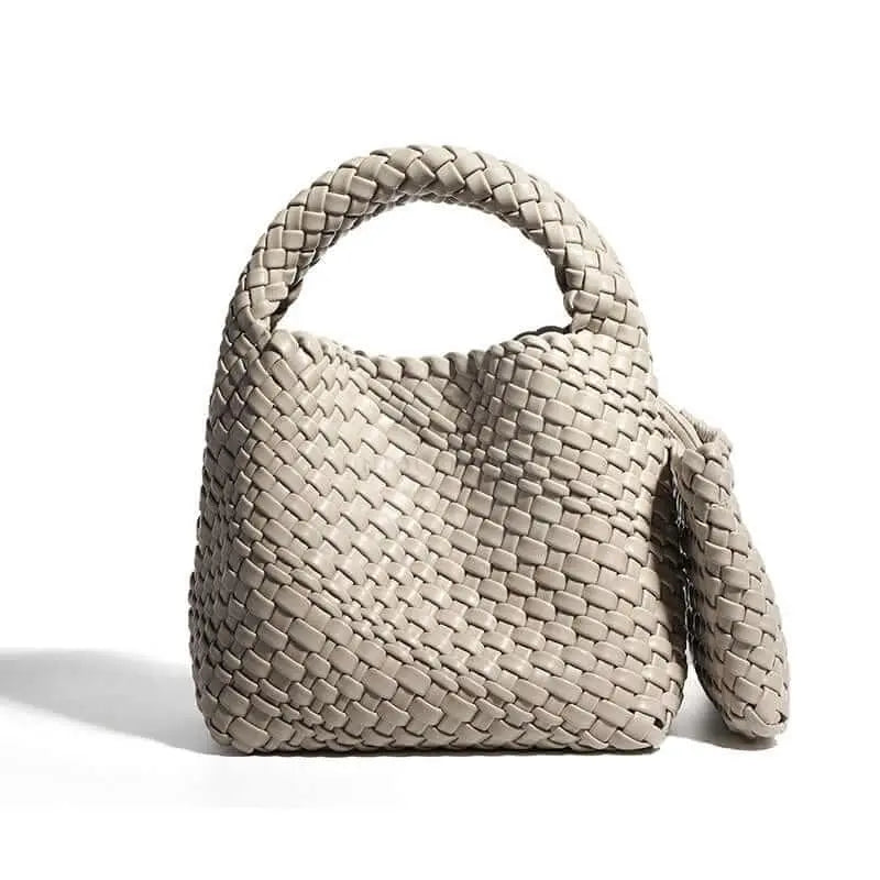 Braided Bucket Handbag - Uniquely You Online