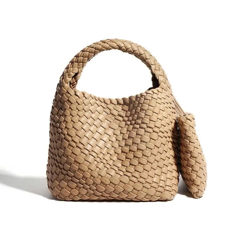 Braided Bucket Handbag - Uniquely You Online