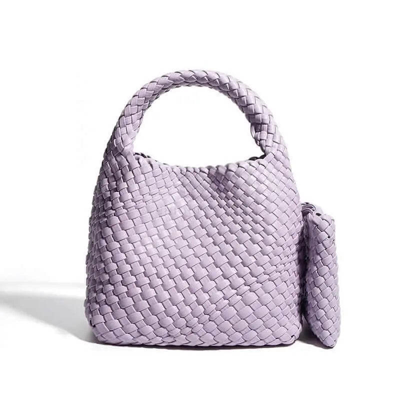 Braided Bucket Handbag - Uniquely You Online